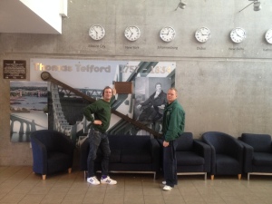 Myself, Chris and Thomas Telford.Three peas from the same pod,